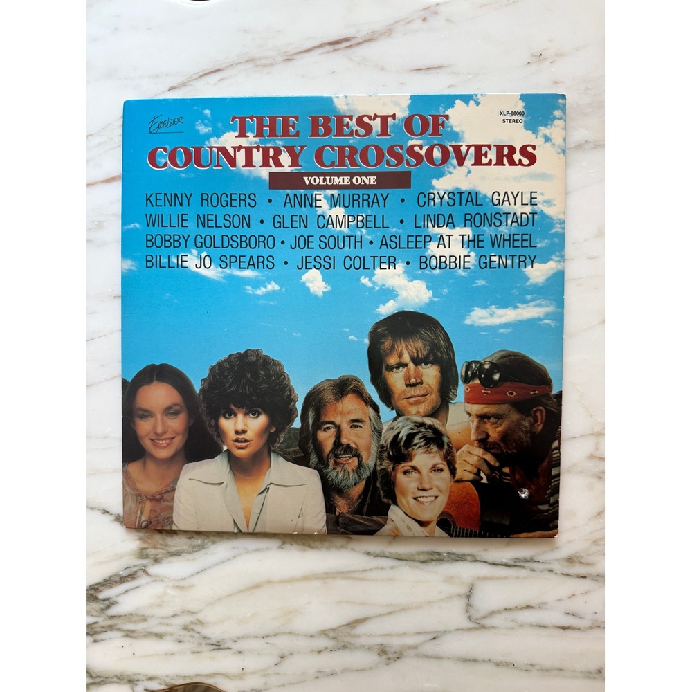 Vintage 1979 Best of Country Crossovers Vinyl LP Kenny Rogers Willie Nelson
